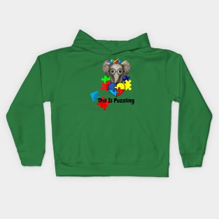 This Is Puzzling Kids Hoodie